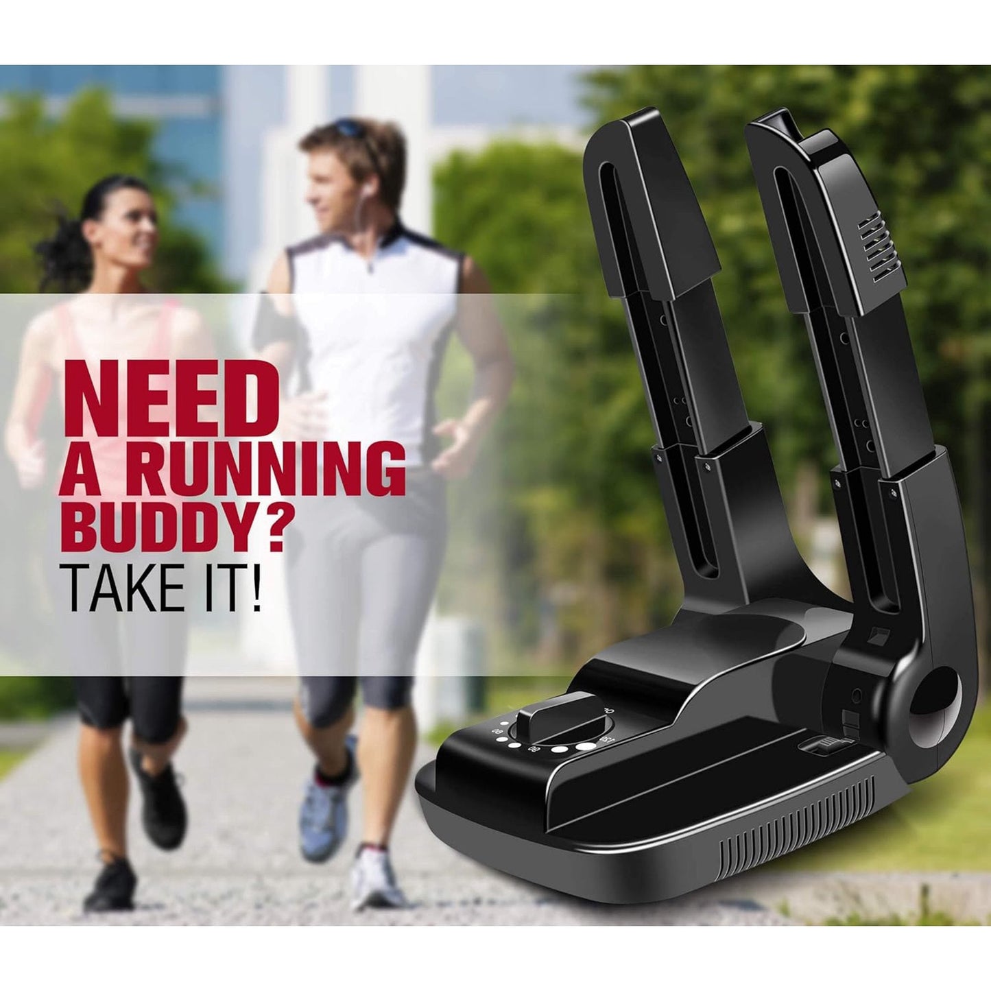 BAOKALER Portable Electric Shoes Boots Dryer and Warmer with Folding and Drying Adjustable Rack