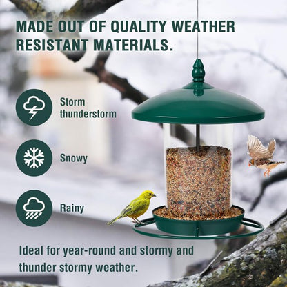 Bird Feeders for Outdoors Hanging Bird Feeder Wild Bird Seed