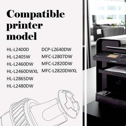 TN830XL High Yield Toner Cartridge TN830 Compatible for Brother TN830XL TN830 TN-830 DCP-L2640DW HL-L2460DW HL-L2405W MFC-L2820DW HL-L2400D L2405W L2480DW MFC-L2820DWXL Printer Ink (Black, 4-Pack)