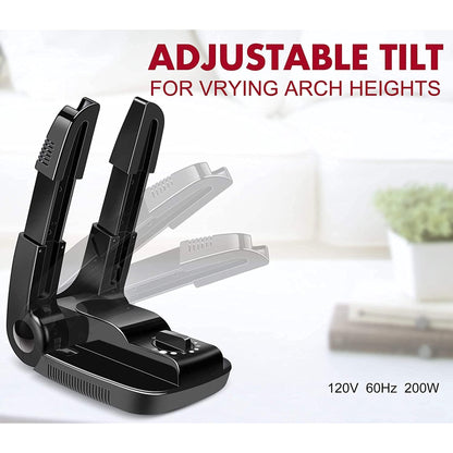 BAOKALER Portable Electric Shoes Boots Dryer and Warmer with Folding and Drying Adjustable Rack