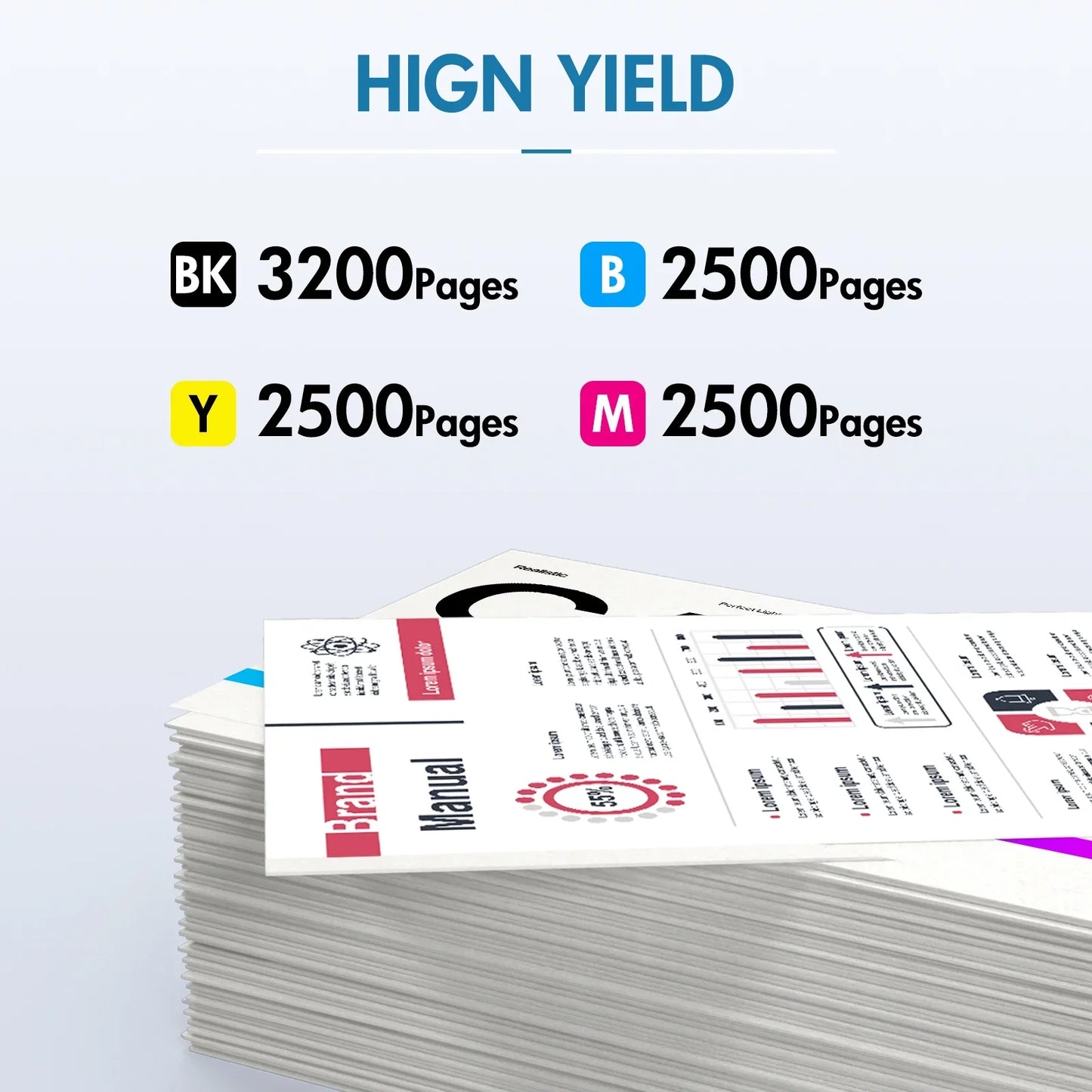 218X Toner Cartridges 4 Pack No Chip Compatible for HP 218X W2180X 218A W2180A 218 3301fdw Color Laserjet Pro MFP 3301fdw 3301cdw 3201dw 3301sdw 3301 3201 Series Printer High Yield Ink