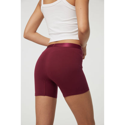 HUG YOURSELF Women's Seamless Boyshorts Cotton Boxer Briefs Bike Shorts Underwear Panties for Ladies 4 Pack(L,Dark)