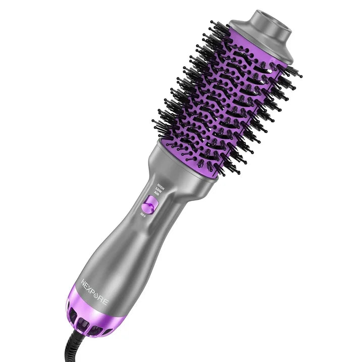 NEXPURE Hair Dryer and Blow Dryer Brush in One, New Upgrade 4 in 1 Hair Dryer Brush with Negative Ion Anti frizz Ceramic Titanium Barrel