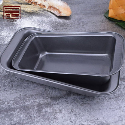 LIMICAR Loaf Pan Set of 2,9x5 Bread Pan,Carbon Steel Bread Loaf Pan For Bread Meatloaf Lasagna Cake,Dishwasher Safe,Black