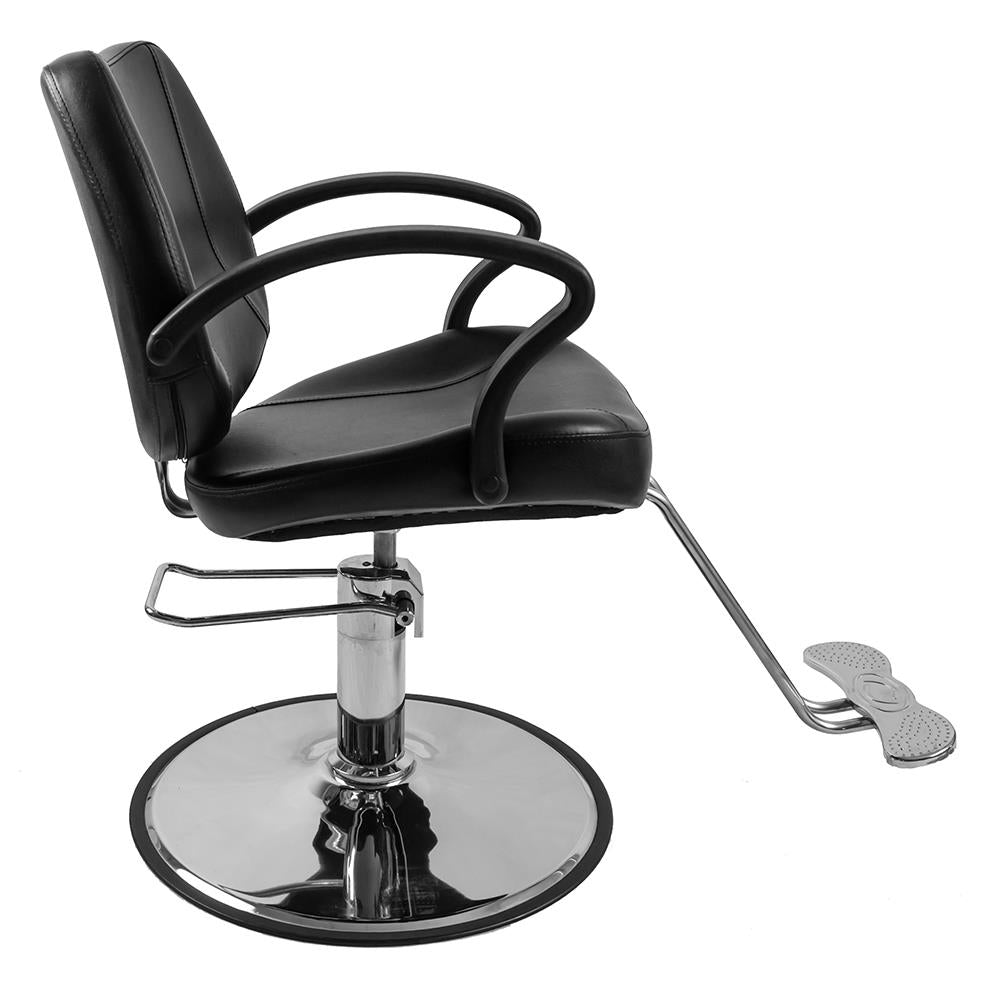 Zimtown Classic Hydraulic Barber Chair, for Salon Beauty Spa Haircutting Hair Styling, Barber Shop Equipment, Heavy Duty Frame (Black)